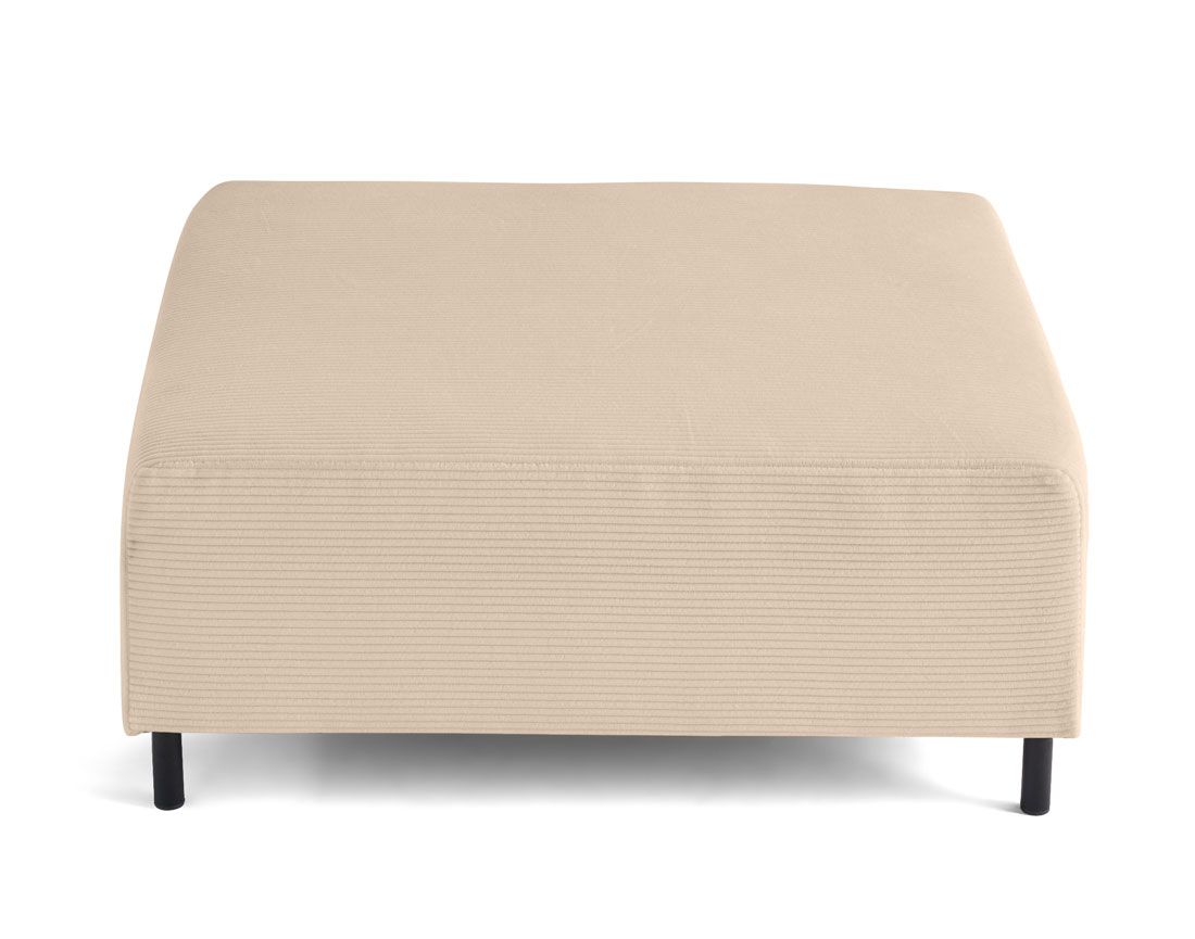 Edinburg - pouf modulable - en velours côtelé Lisa Design