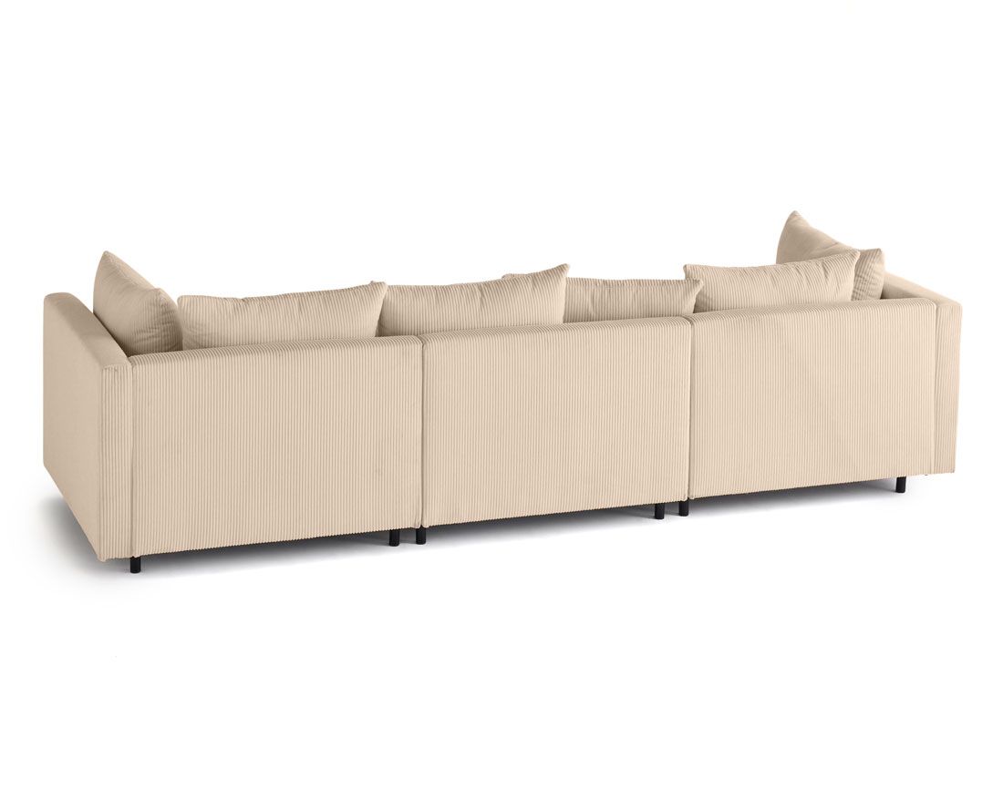 Edinburg - canapé modulable 3 places - velours côtelé Lisa Design