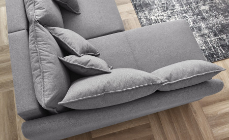BOBOCHIC MIA - Canapé d'angle convertible scandinave - avec coffre - 4 places - Gauche BOBOCHIC MIA - Canapé d'angle convertible scandinave - avec coffre - 4 places - Gauche