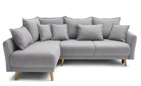 BOBOCHIC MIA - Canapé d'angle convertible scandinave - avec coffre - 4 places - Gauche BOBOCHIC MIA - Canapé d'angle convertible scandinave - avec coffre - 4 places - Gauche