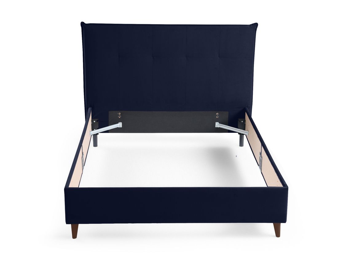 Dali - cadre de lit - 140x190 - en velours Bestmobilier