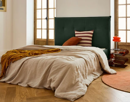 Dali - cadre de lit - 160x200 - en velours Bestmobilier