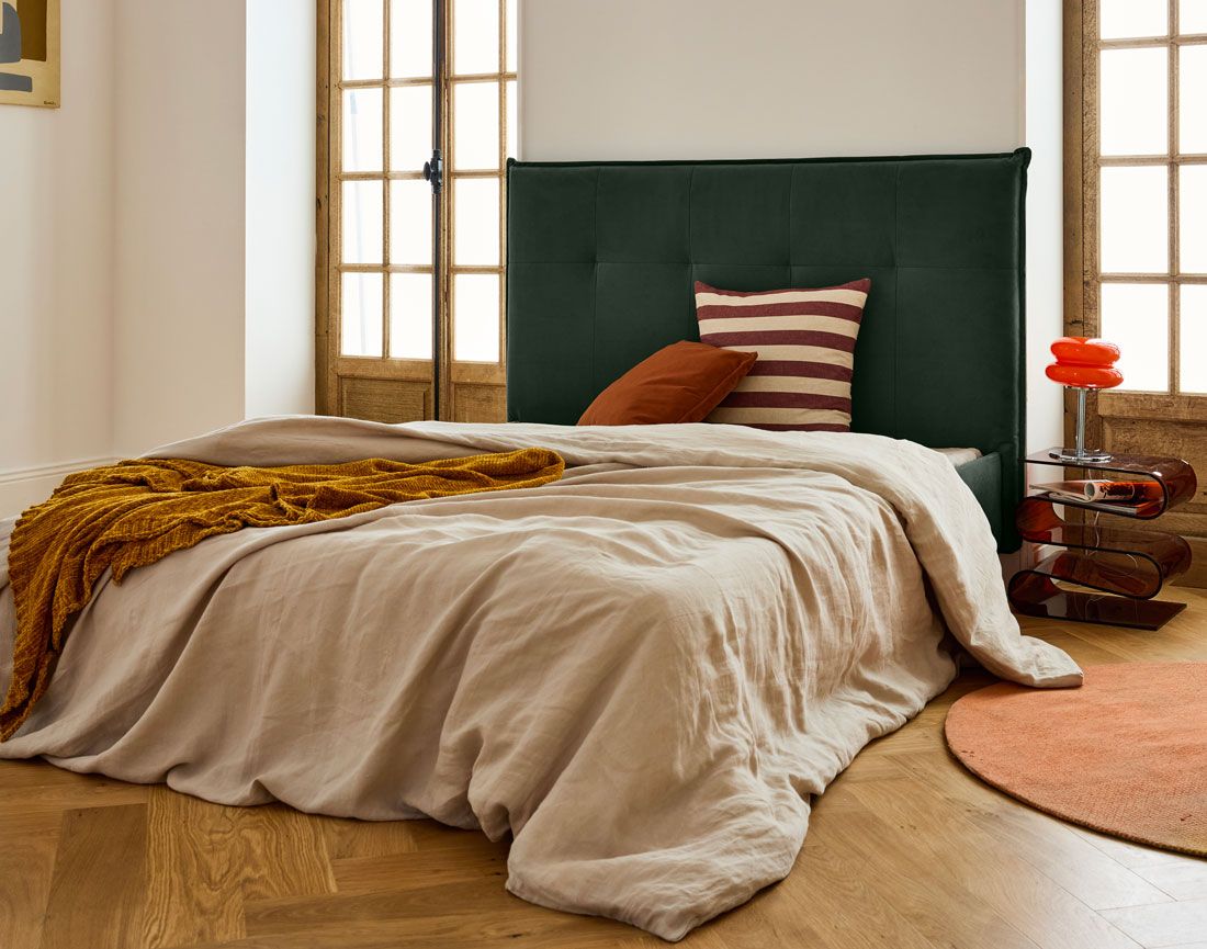 Dali - cadre de lit - 160x200 - en velours Bestmobilier Dali - cadre de lit - 160x200 - en velours Bestmobilier