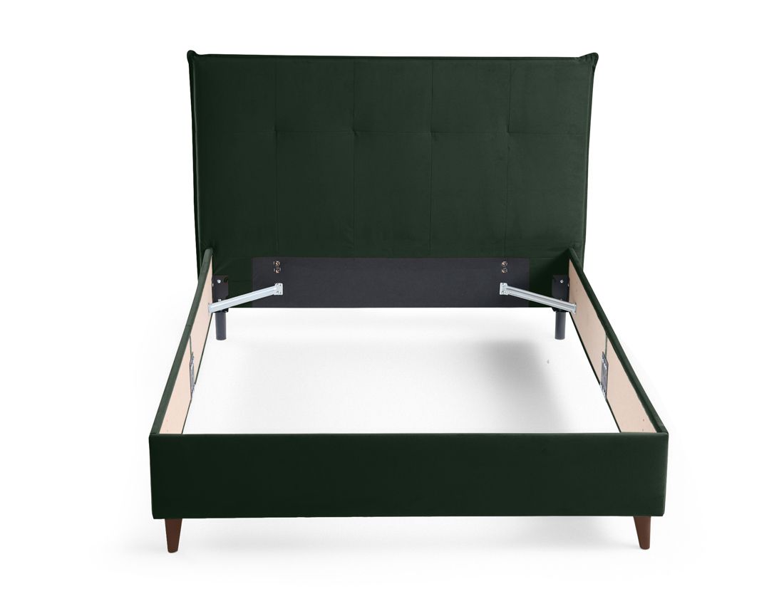 Dali - cadre de lit - 160x200 - en velours Bestmobilier Dali - cadre de lit - 160x200 - en velours Bestmobilier