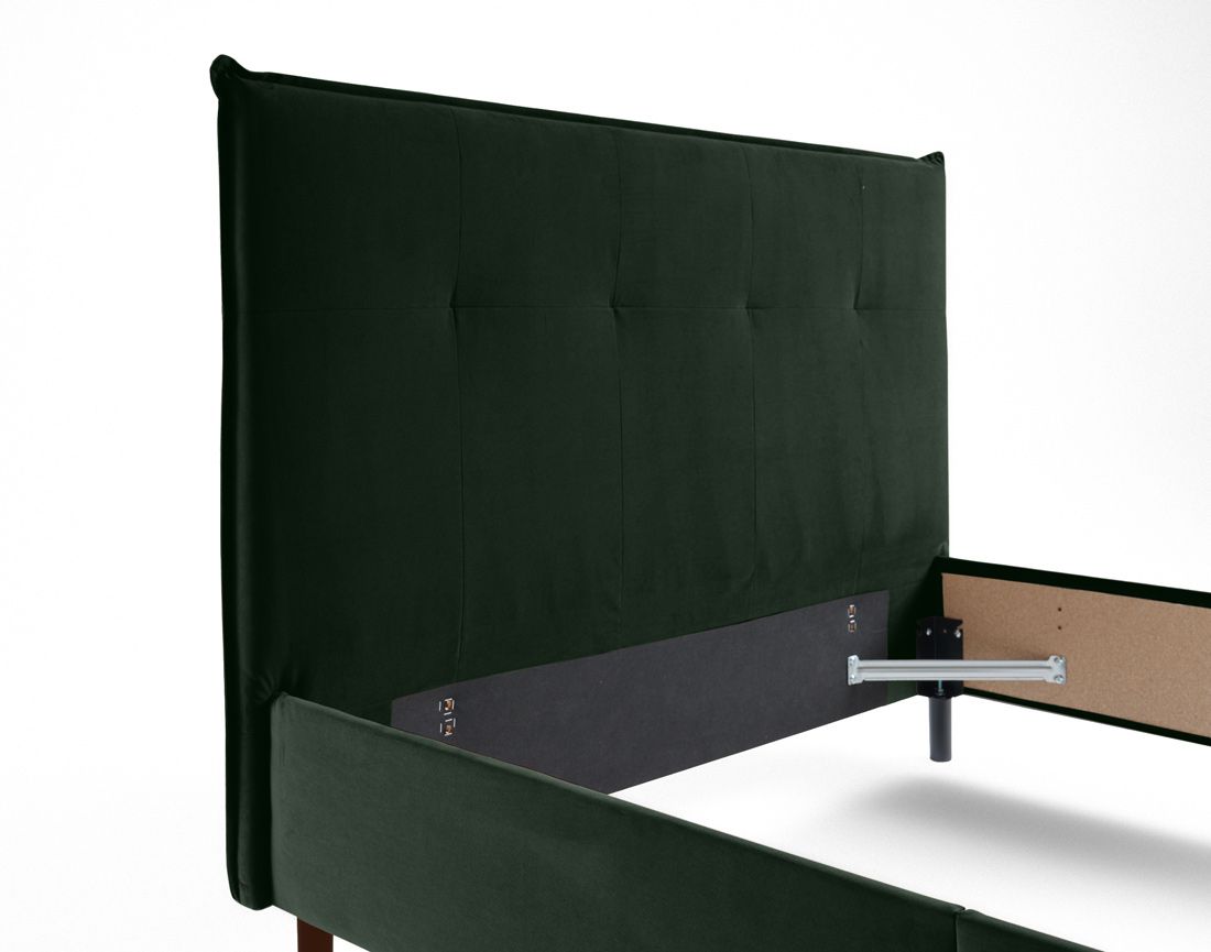 Dali - cadre de lit - 160x200 - en velours Bestmobilier Dali - cadre de lit - 160x200 - en velours Bestmobilier
