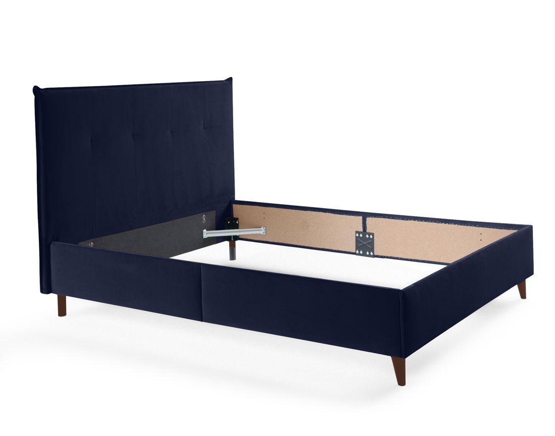 Dali - cadre de lit - 160x200 - en velours Bestmobilier