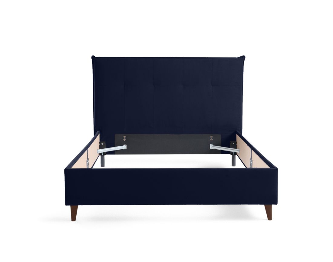 Dali - cadre de lit - 160x200 - en velours Bestmobilier