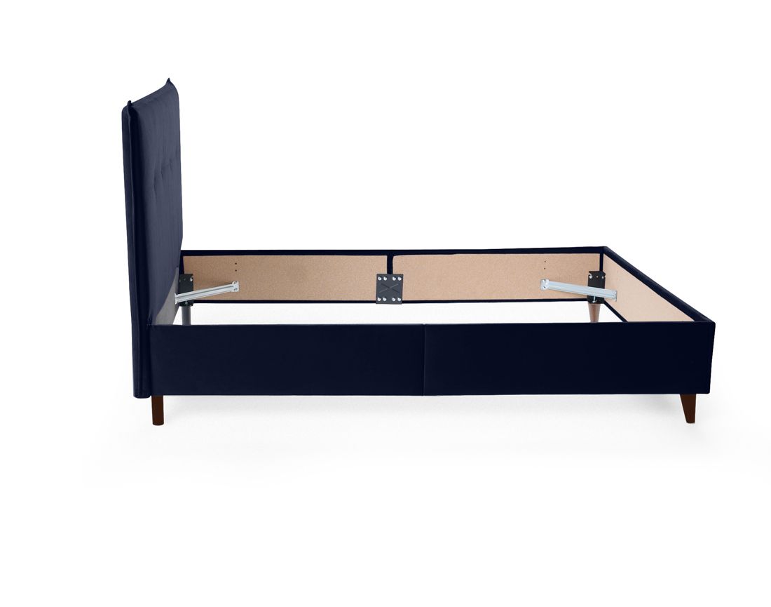 Dali - cadre de lit - 160x200 - en velours Bestmobilier