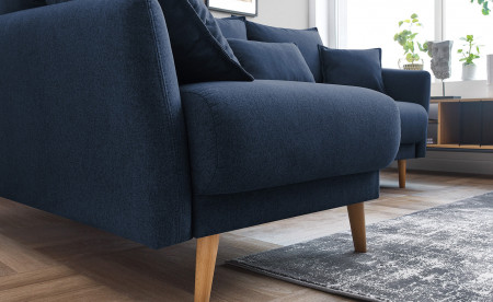 BOBOCHIC MIA - Canapé d'angle convertible scandinave - avec coffre - 4 places - Gauche BOBOCHIC MIA - Canapé d'angle convertible scandinave - avec coffre - 4 places - Gauche