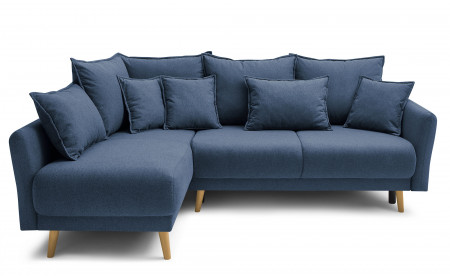 BOBOCHIC MIA - Canapé d'angle convertible scandinave - avec coffre - 4 places - Gauche BOBOCHIC MIA - Canapé d'angle convertible scandinave - avec coffre - 4 places - Gauche