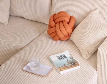 Canapé d'angle 4 places convertible avec poufs Topaze - Best Mobilier