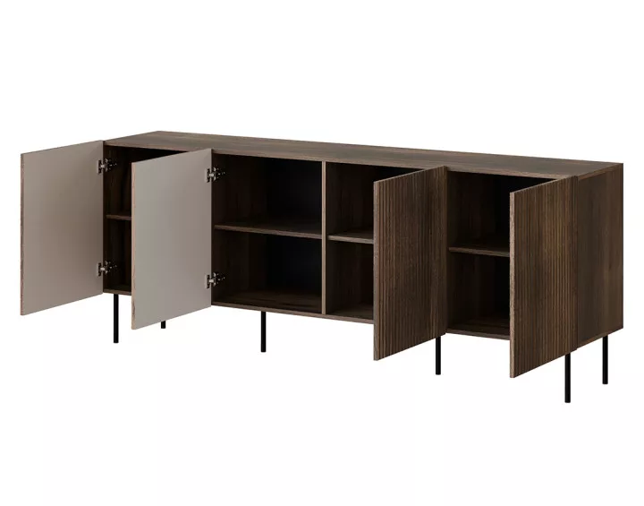 Buffet bas bois 200 cm Franco