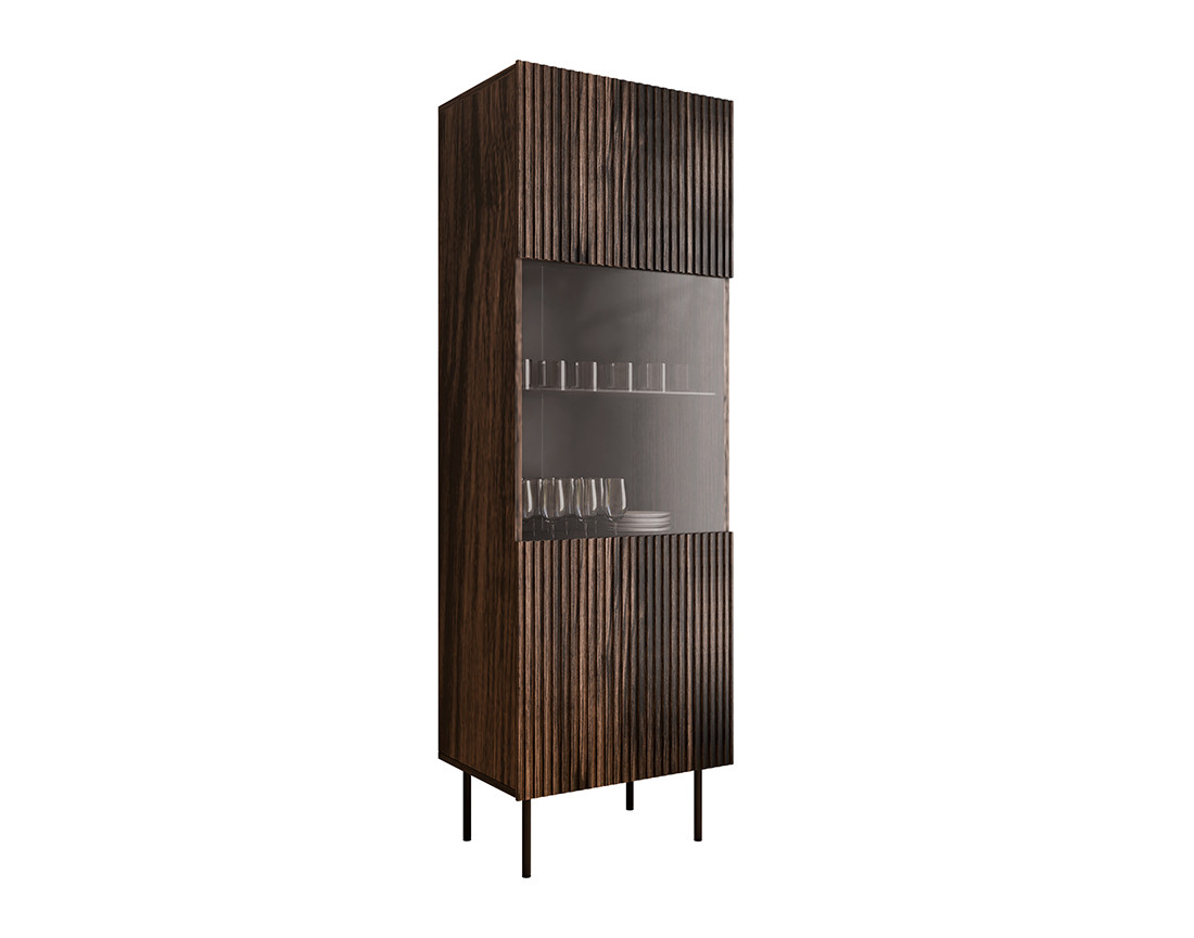 Vitrine bois 183 cm Franco