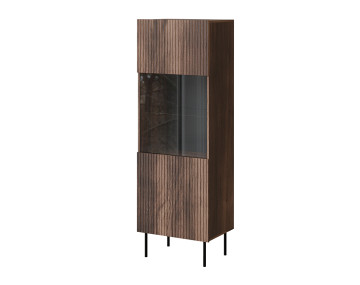 Vitrine bois 1 porte 183 cm...