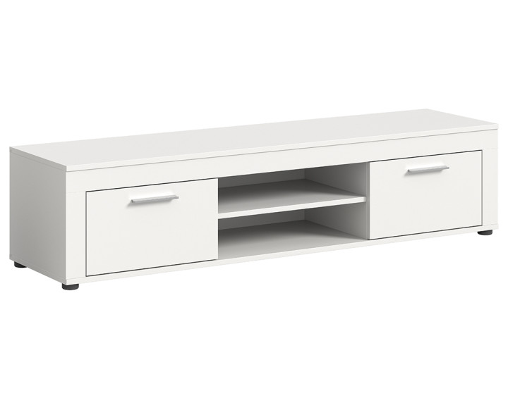 Meuble TV blanc 160 cm Stafford