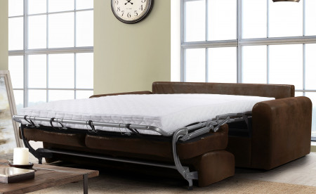 Ned - Canapé 3 places convertible - ouverture express - couchage quotidien - Style industriel Ned - Canapé 3 places convertible - ouverture express - couchage quotidien - Style industriel