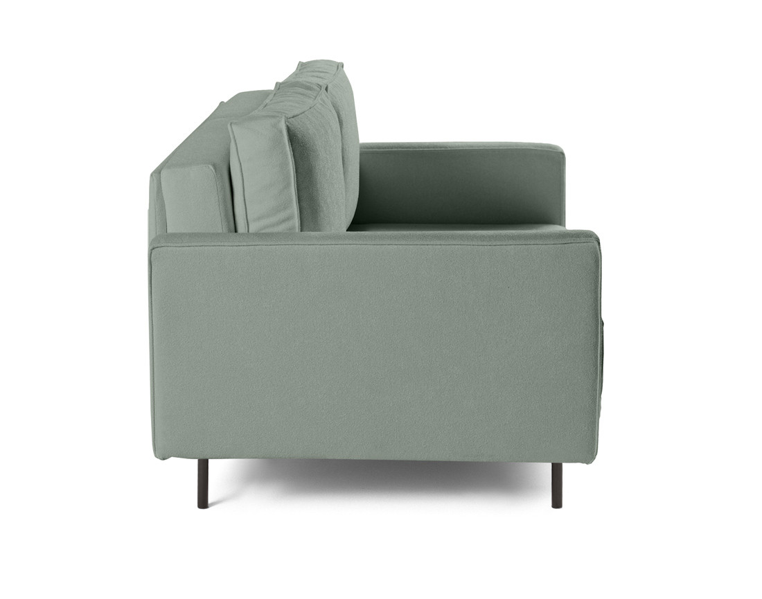 Canapé droit 2 places en tissu Charlie