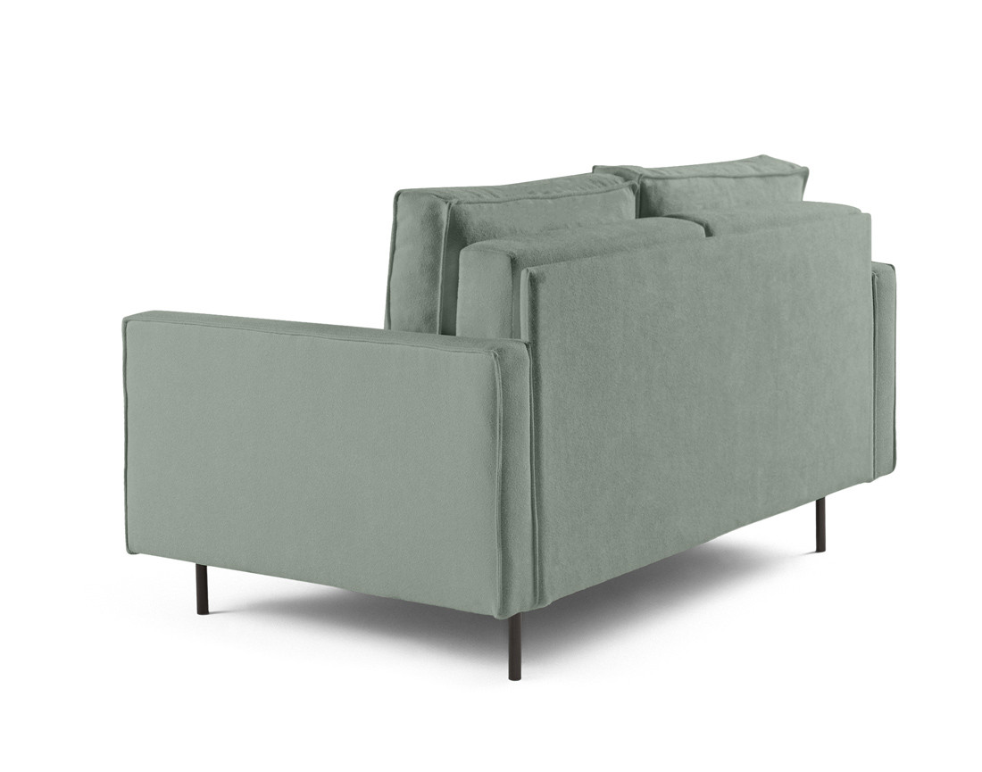 Canapé droit 2 places en tissu Charlie