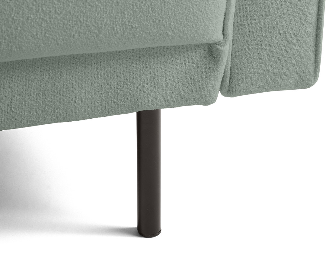 Canapé droit 2 places en tissu Charlie