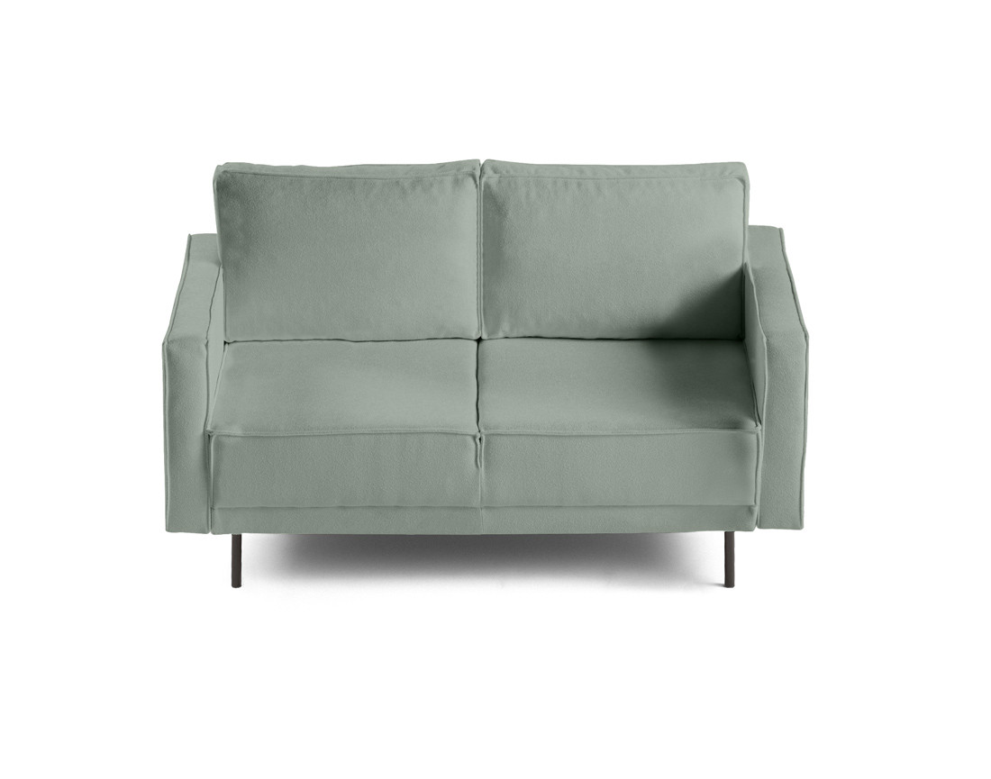 Canapé droit 2 places en tissu Charlie