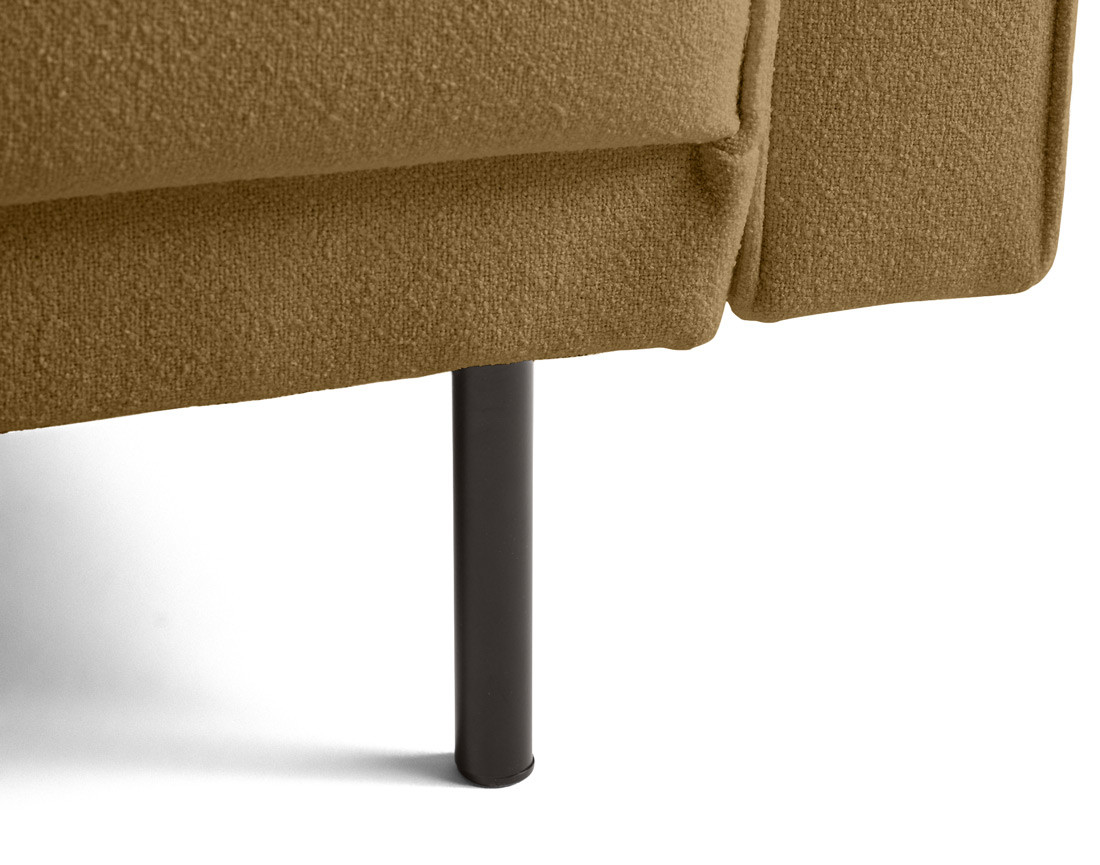 Canapé droit 2 places en tissu Charlie