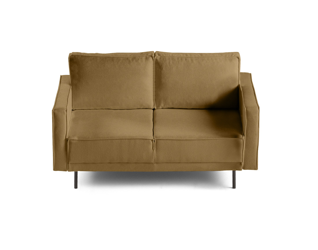 Canapé droit 2 places en tissu Charlie