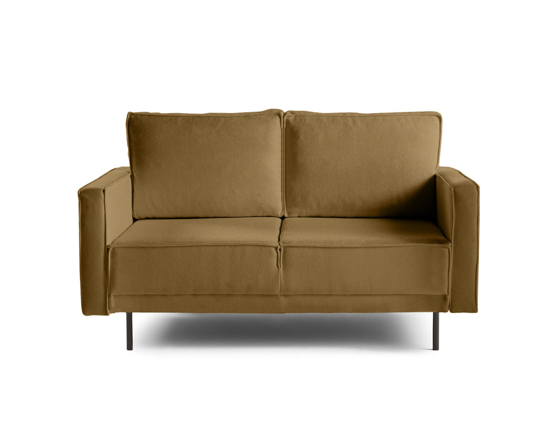 Canapé droit 2 places en tissu Charlie