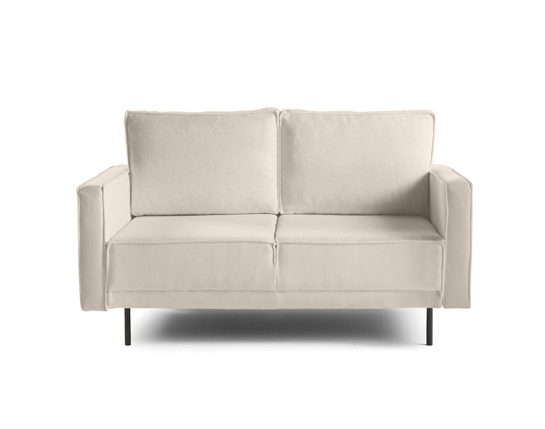 Canapé droit 2 places en tissu Charlie Canapé droit 2 places en tissu Charlie