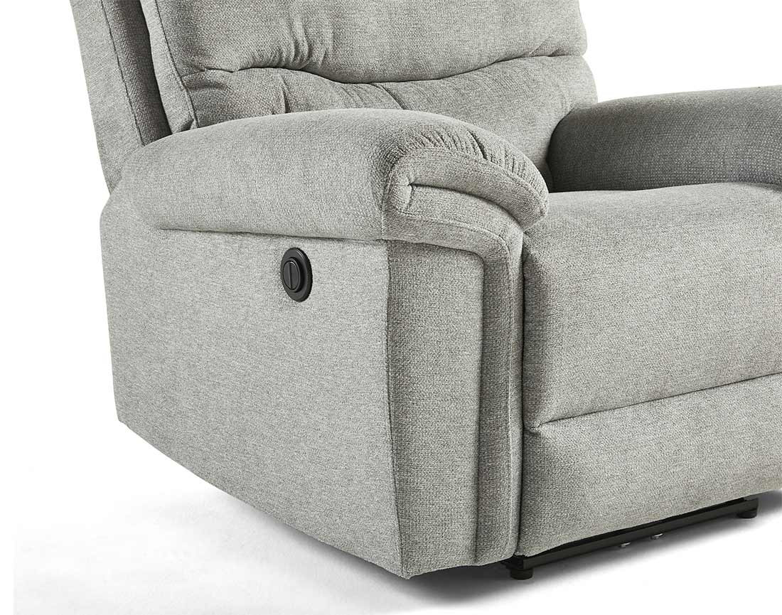 Fauteuil relax électrique en tissu Jasmin