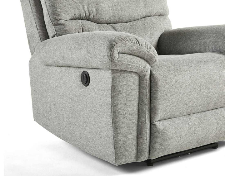 Fauteuil relax électrique en tissu Jasmin