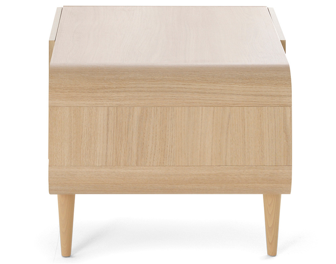 Table basse bois et cannage 100 cm Mathilde