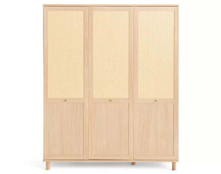 Armoire bois et cannage Sliven