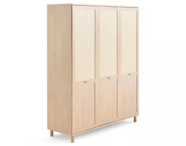 Armoire bois et cannage Sliven