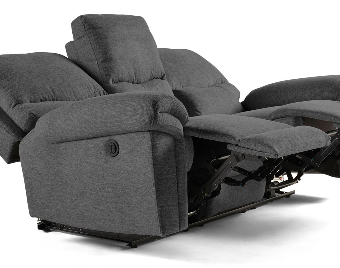 Canapés relax électrique 2 et 3 places en tissu Jasmin