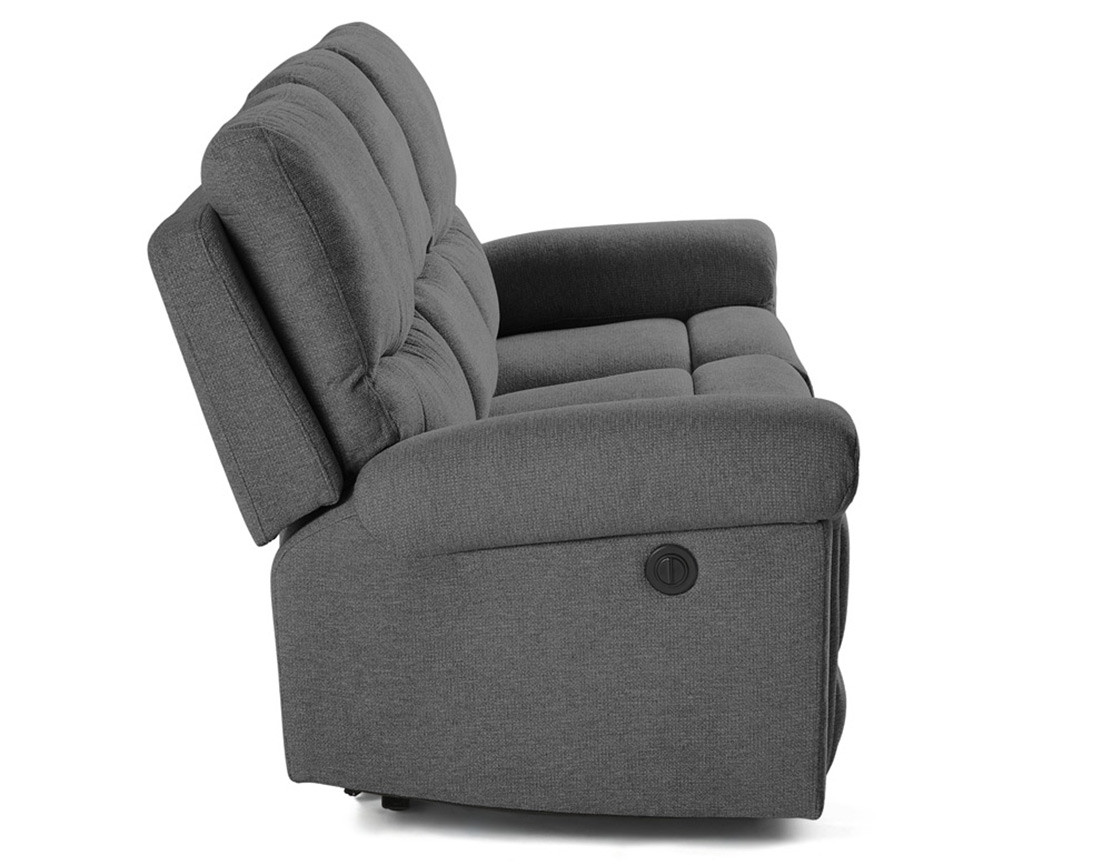 Canapés relax électrique 2 et 3 places en tissu Jasmin