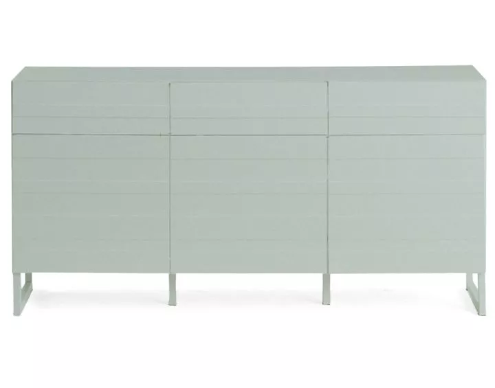 Sofia - buffet bas - vert sauge mat - 165 cm Bestmobilier