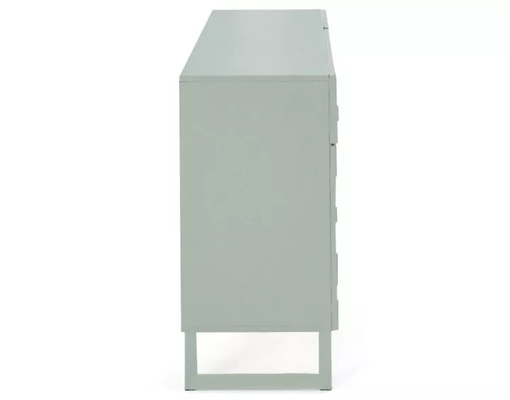 Sofia - buffet bas - vert sauge mat - 165 cm Bestmobilier