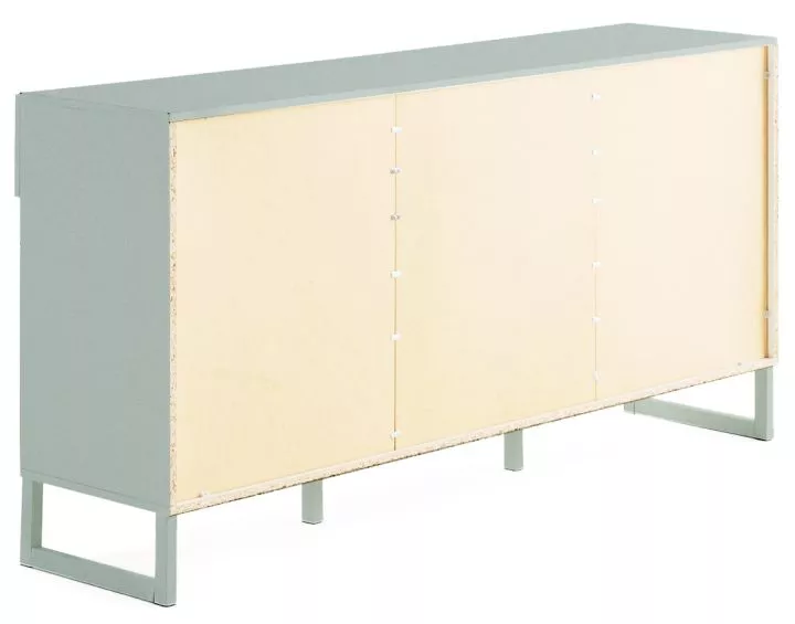 Sofia - buffet bas - vert sauge mat - 165 cm Bestmobilier