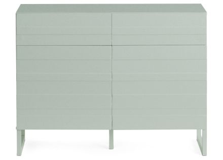 Buffet bas vert sauge 110 cm Sofia