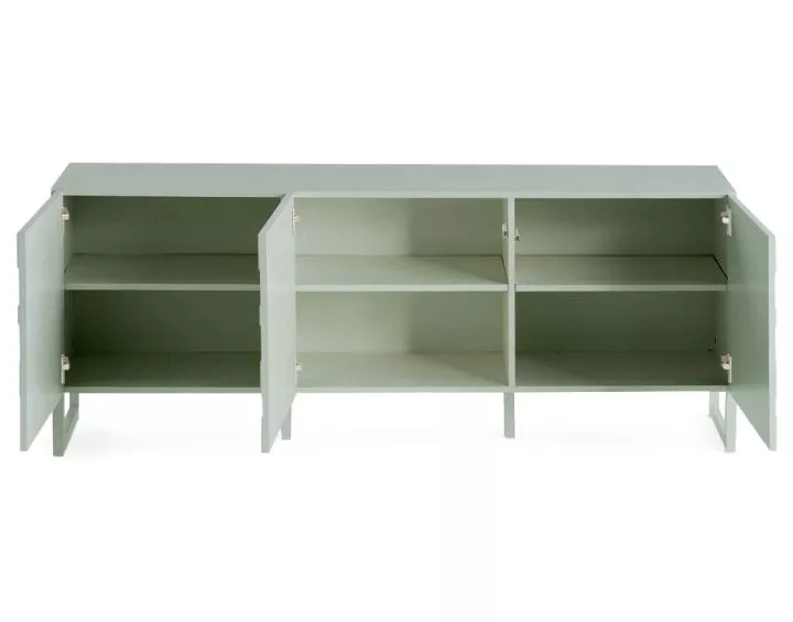 Sofia - meuble TV - vert sauge mat - 165 cm Bestmobilier