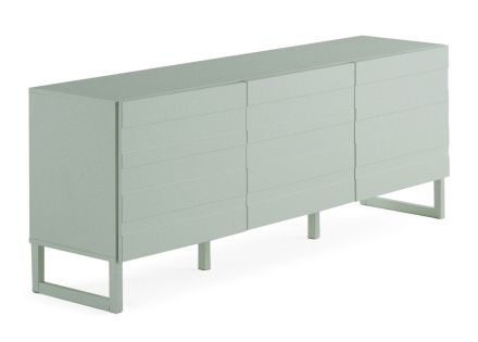 Sofia - meuble TV - vert sauge mat - 165 cm Bestmobilier