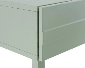 Sofia - table basse - vert sauge mat - 110 cm Bestmobilier