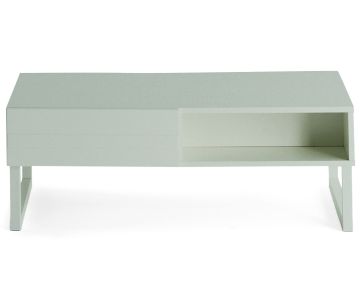 Sofia - table basse - vert sauge mat - 110 cm Bestmobilier