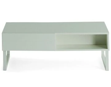 Sofia - table basse - vert sauge mat - 110 cm Bestmobilier