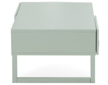 Sofia - table basse - vert sauge mat - 110 cm Bestmobilier