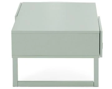 Sofia - table basse - vert sauge mat - 110 cm Bestmobilier