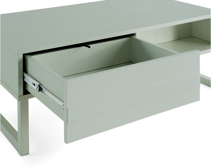 Sofia - table basse - vert sauge mat - 110 cm Bestmobilier