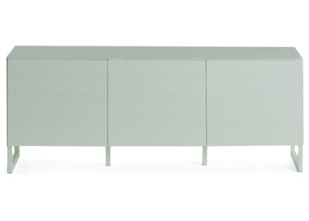 Sofia - meuble TV - vert sauge mat - 165 cm Bestmobilier