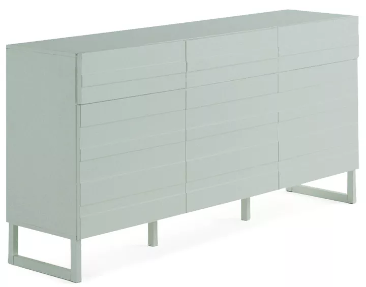 Buffet bas vert sauge 165 cm Sofia