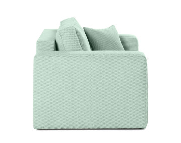 Fauteuil en velours texturé...